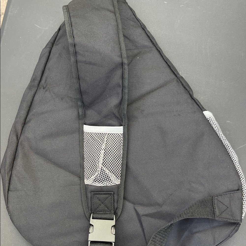 Black Sling Bag with Logo - Picture 3 of 3